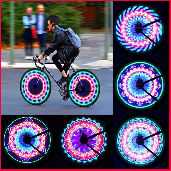 Multi-Pattern Colorful Bicycle Wheel Safety Lights (Sports)