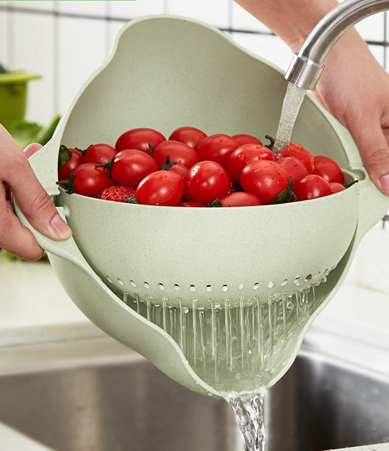 Anti-Spill Fruits and Vegetable Strainer (Kitchen)