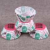 Beautiful & Colorful Paper Cup Cake/Muffin Mold (100 pcs/lot, Bakery, Kitchen)