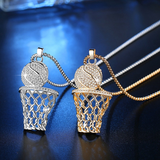 Iced Basketball Necklace (Sports)