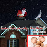 Santa Claus Christmas Gifts down your Chimney Bedding Set