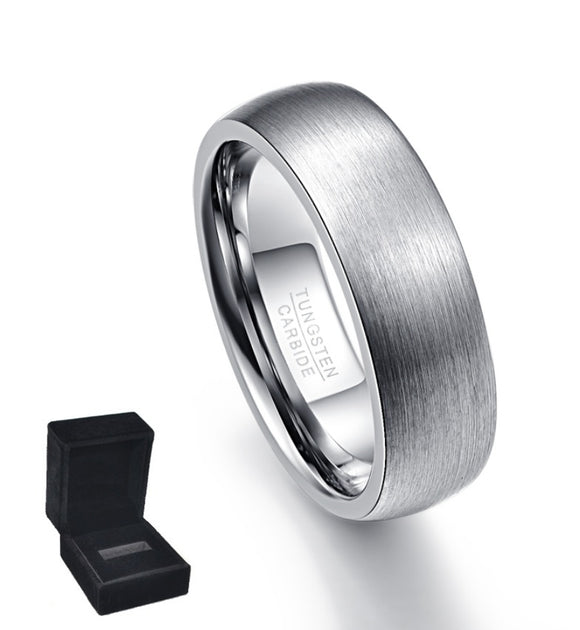 Highly Polished Smooth Tungsten Carbide Ring (Jewelry)