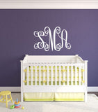 Family Initials Monogram Wall Decor (Wall Decal)