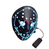 Cool Black LED Face Mask (Halloween)
