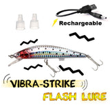 Ultimate Flashing Life-like Twitching LED Fishing Lure (USB Rechargeable)