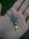 Key Pendant Heart Necklace (Jewelry)
