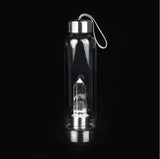 The Healing Crystal Glass Water Bottle (Health)