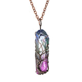 7 Chakra Rainbow Pendant Necklace (Jewelry)