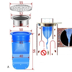 Drain Backflow Preventer (Bathroom, Kitchen)