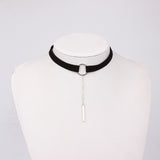 Fashionable Leather Choker Necklace for Ladies (Jewelry)