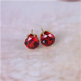 Luxury Crystal Stud Earrings for Ladies & Girls (Jewelry)