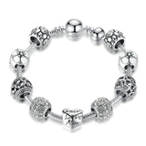 Silver Charm Bracelet & Bangle for Ladies (Jewelry)