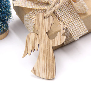 Adorable Wooden Pendant Ornaments for Christmas/Wedding/Birthday Decorations