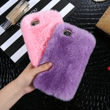 Luxury Smooth Fur Case for Galaxy & Edge (Electronics)
