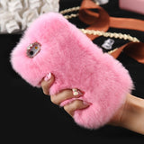 Luxury Smooth Fur Case for Galaxy & Edge (Electronics)
